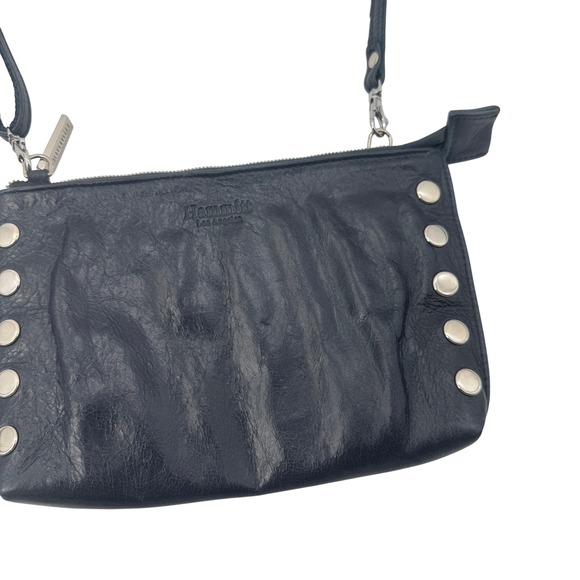 Hammitt Studded Medium Crossbody Bag Dark Navy Blue Leather Women's - Picture 2 of 7